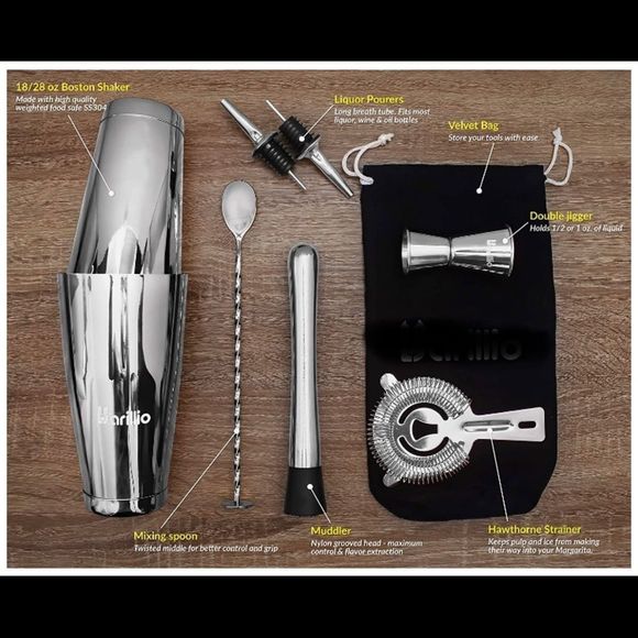 Cocktail 🍸 Shaker Set - Picture 2 of 7